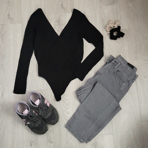 Wilfred Tops - Wilfred Allette Cross Front Bodysuit